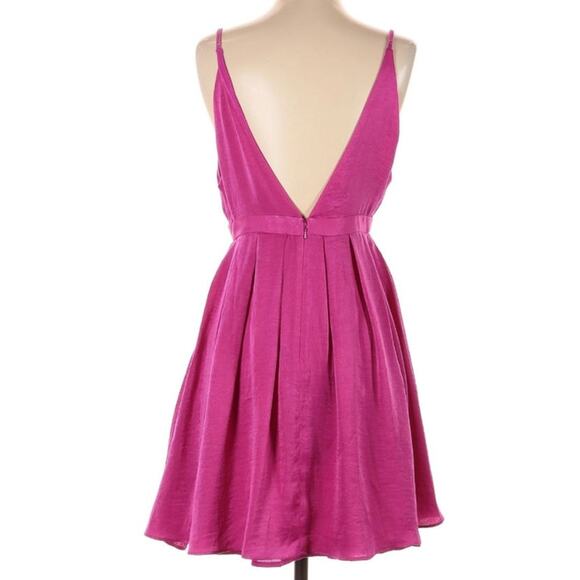 NWT Free People Gabby Party All Night Pink Shimmer Mini Dress - Picture 3 of 6